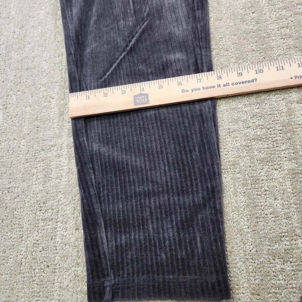 Ugg Pants Women Large Chunky Cotton Sweatpants Gray Corduroy Elastic Waist - Picture 6 of 11